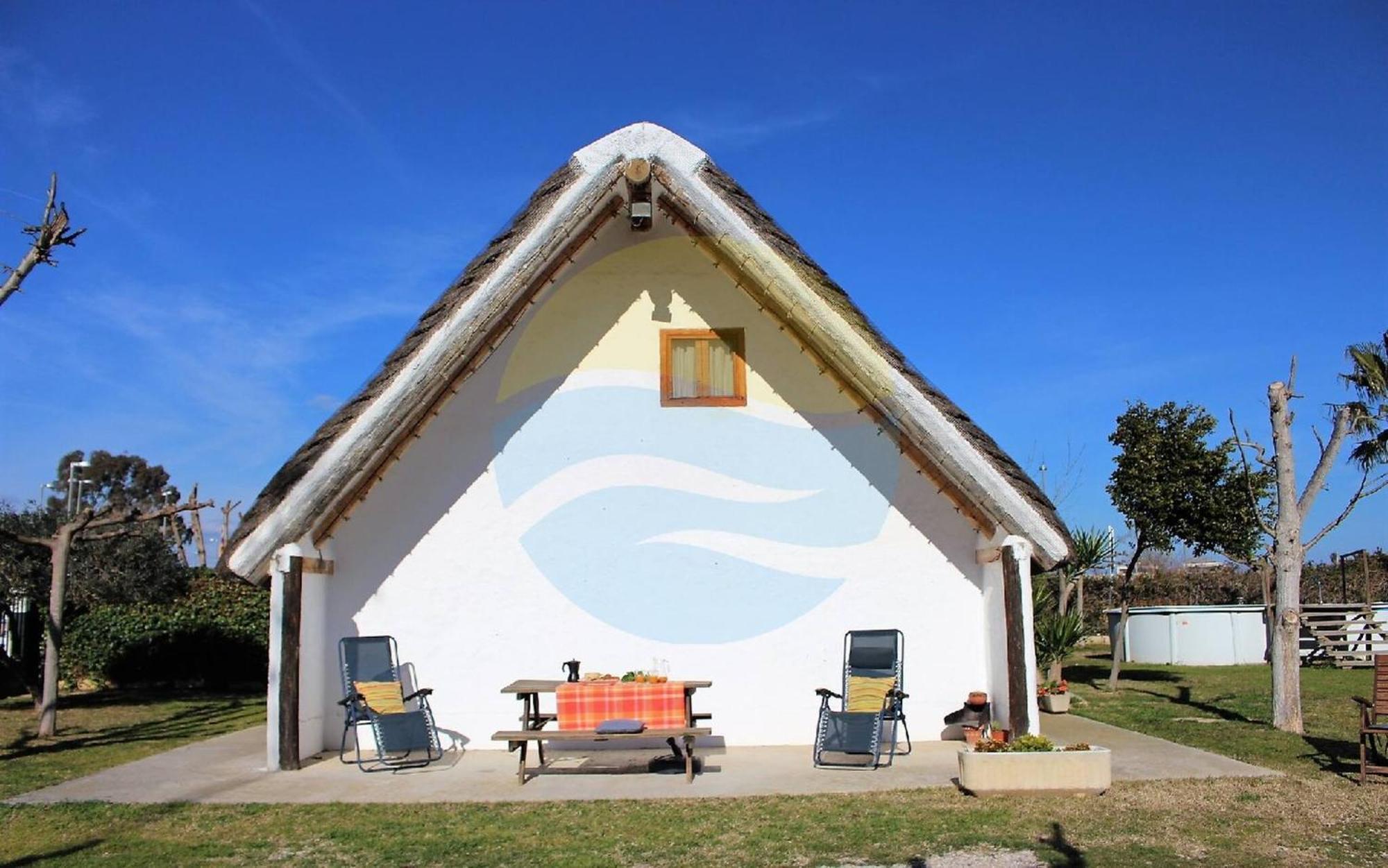 Barraca Tipica Del Delta, Con Piscina, Jardin Y Barbacoa - Deltavacaciones Villa Sant Jaume d'Enveja Ngoại thất bức ảnh
